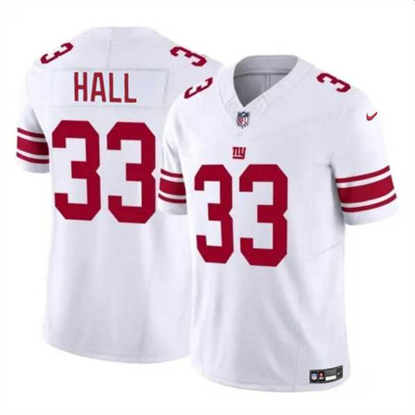 Men & Women & Youth New York Giants #33 Hassan Hall White 2023 F.U.S.E. Vapor Untouchable Limited Jersey
